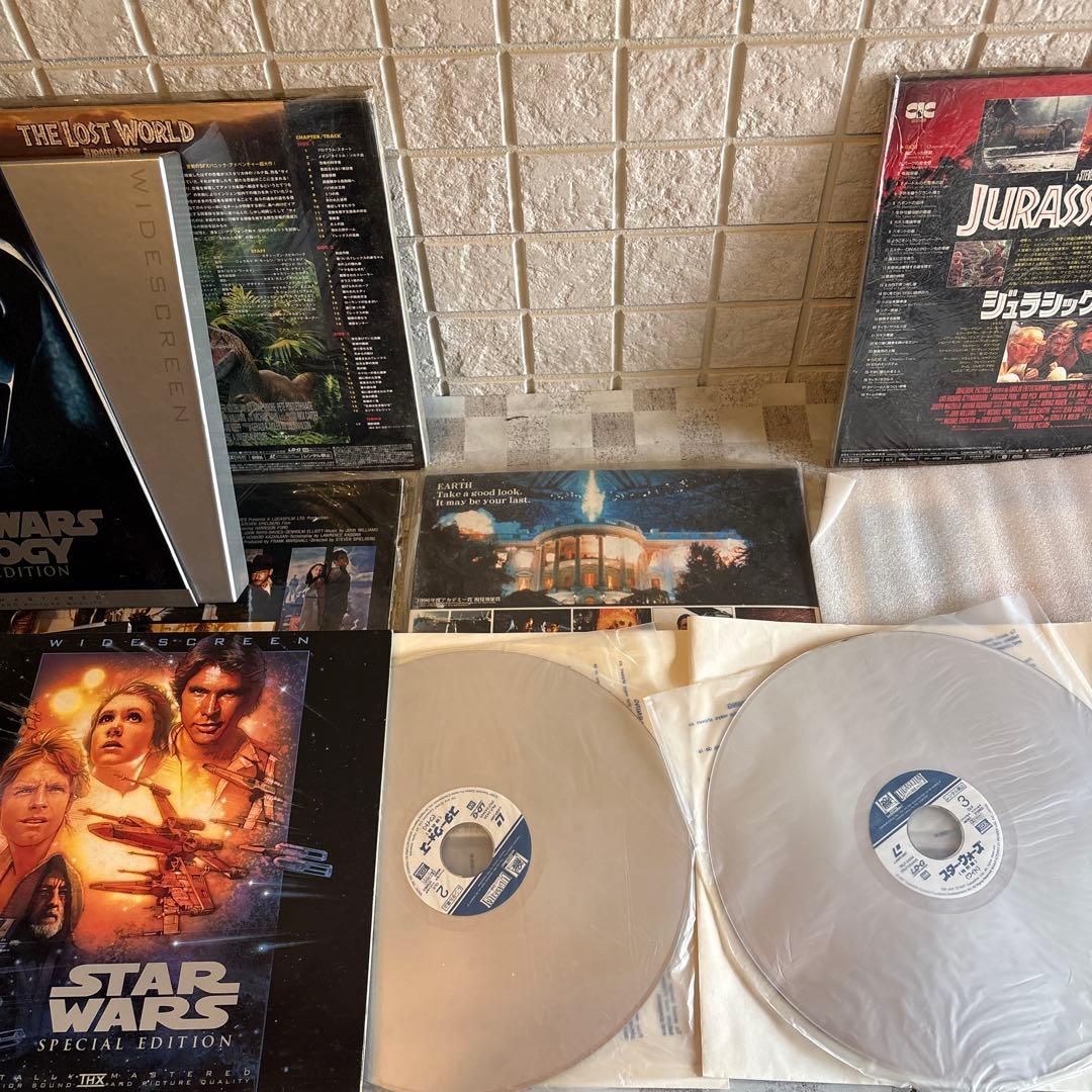 レーザーディスク 映画まとめ売り スターウォーズ ジュラシックパーク トップガン