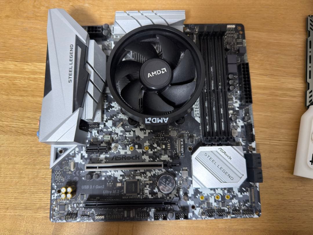Ryzen 5 3600 + B450M Steel Legend セット