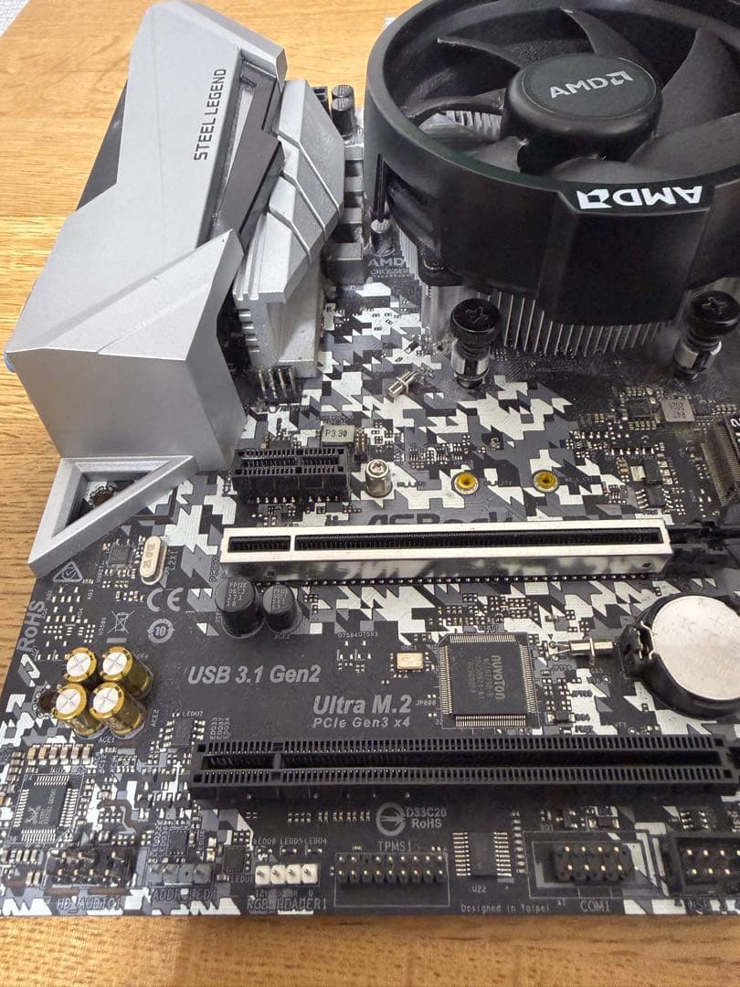 Ryzen 5 3600 + B450M Steel Legend セット