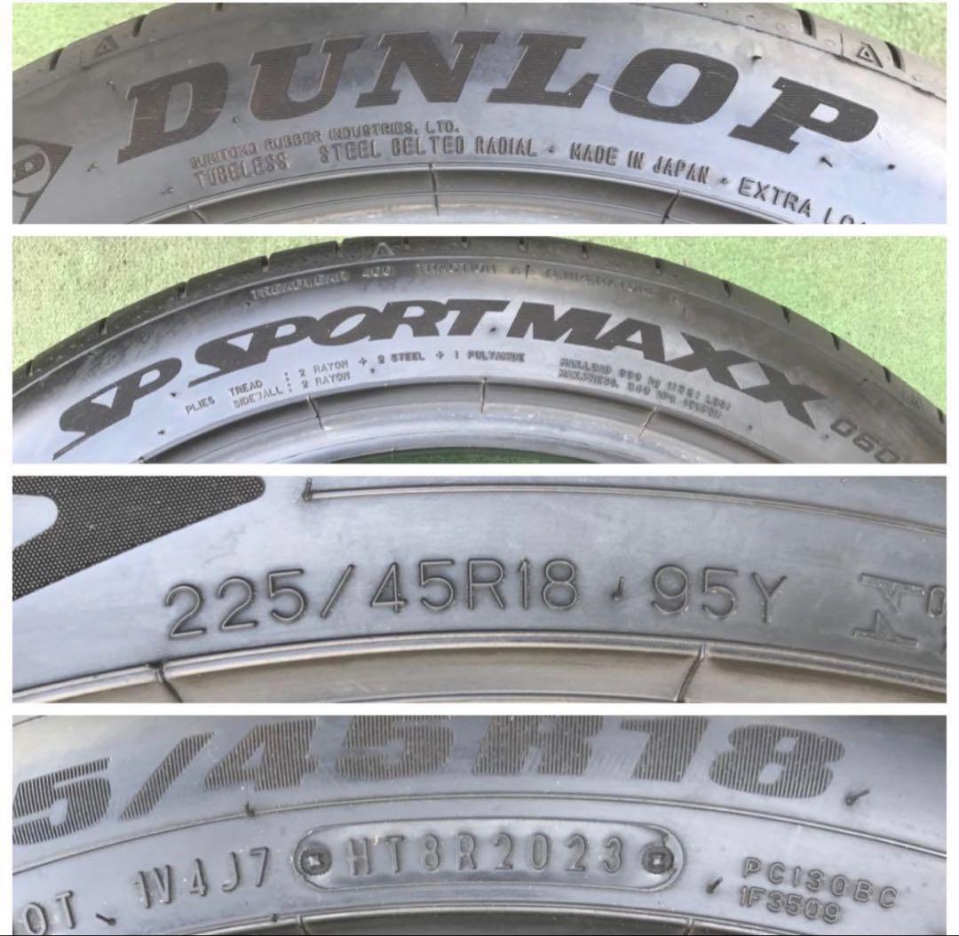 ross@  225/45 R18DUNLOP ラジアルタイヤ4本セット。