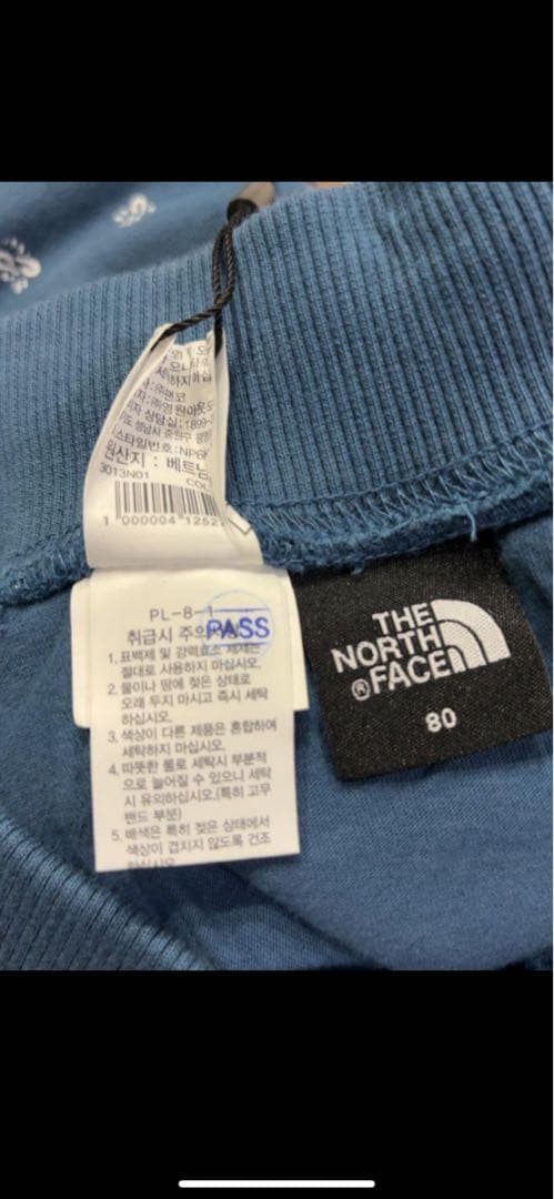 韓国THE NORTH FACE バンダナ柄 ジョガーパンツ