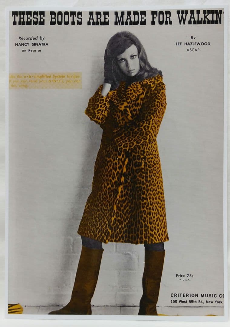 ナンシーシナトラ NANCY SINATRA♣ジュークボックス盤BOOTS！