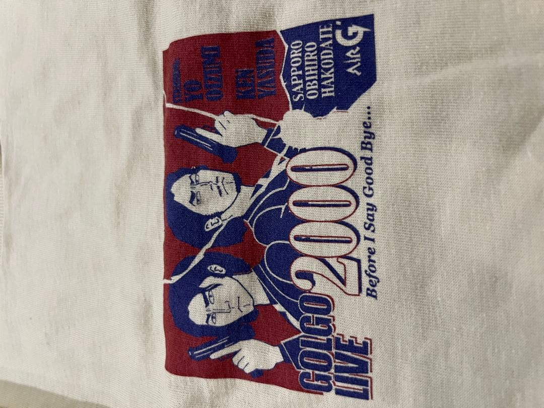大泉洋　安田顕　ゴルゴライブ2000 Tシャツ Mサイズ ベージュ　レア！