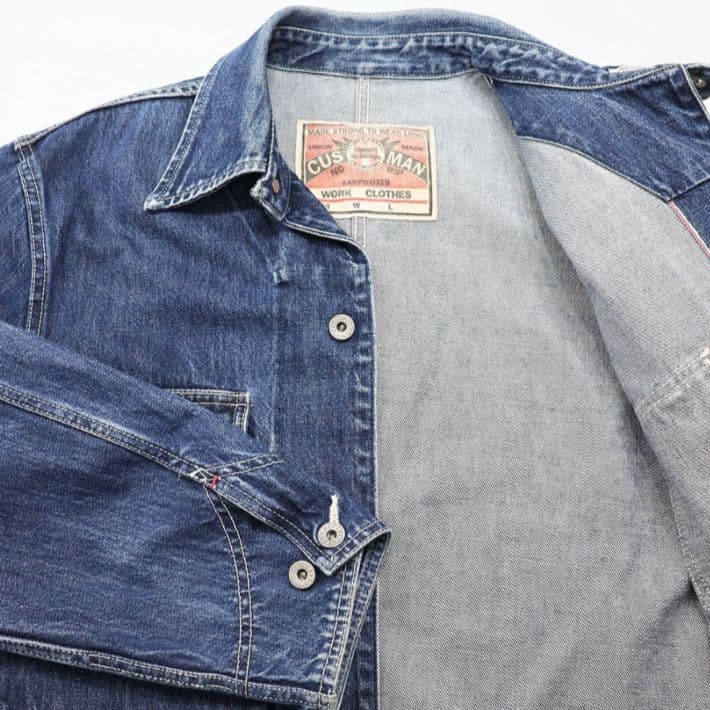 ジャケット・アウター cushman \"14oz DENIM COVERALL JKT\"