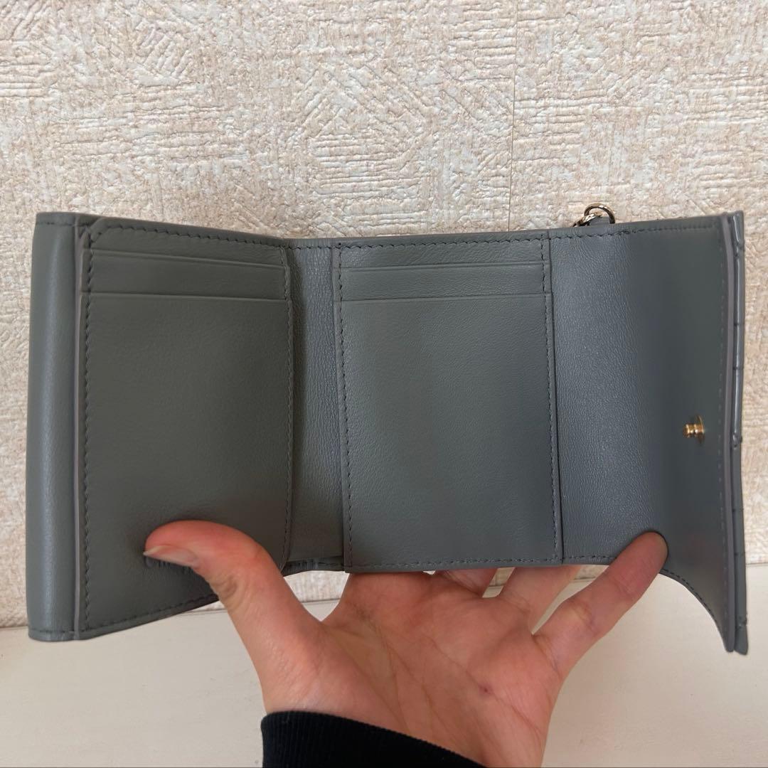 C*o様 【新品未使用❣️】Dior ロータスウォレット グレー 財布 3つ折り