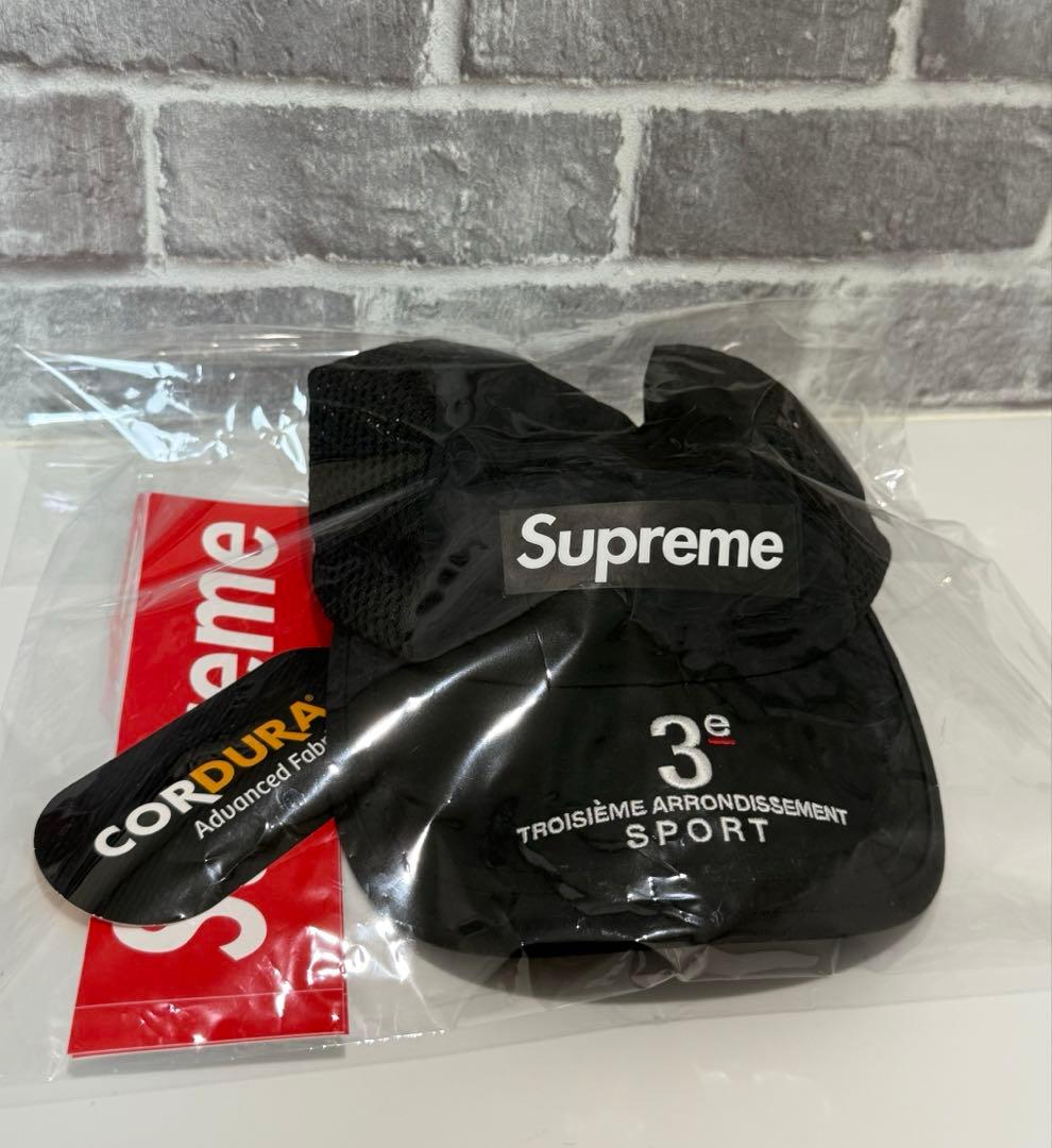 supreme キャップ　ブラック