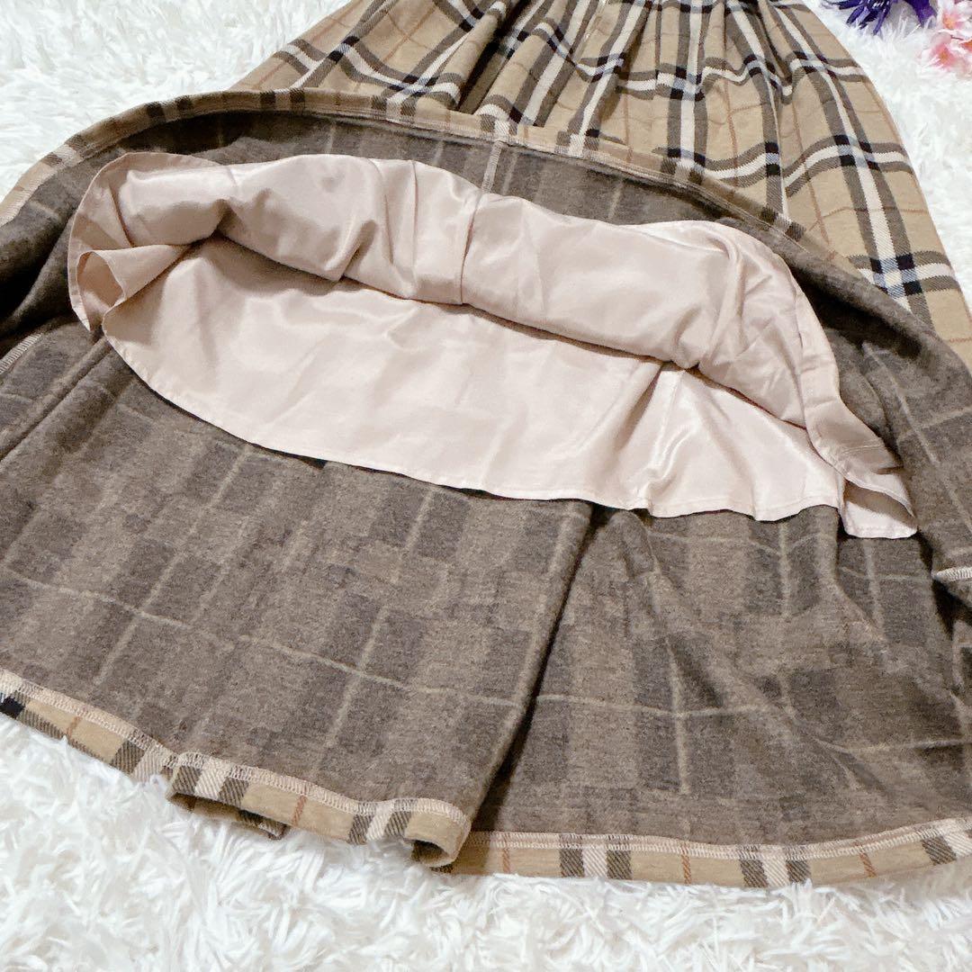専用出品❗️BIRTHDAY BASH フレア ロングスカート マキシ チェック