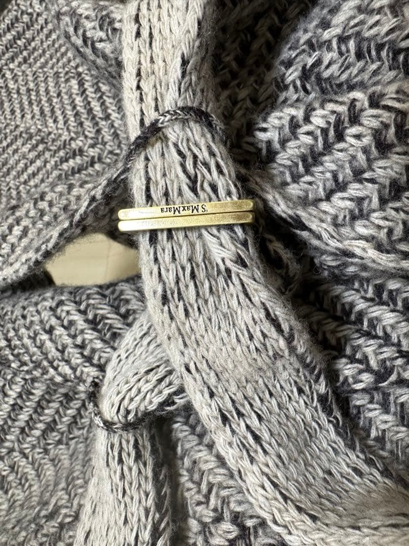 S’ Max Mara ヘリンボーン ストール