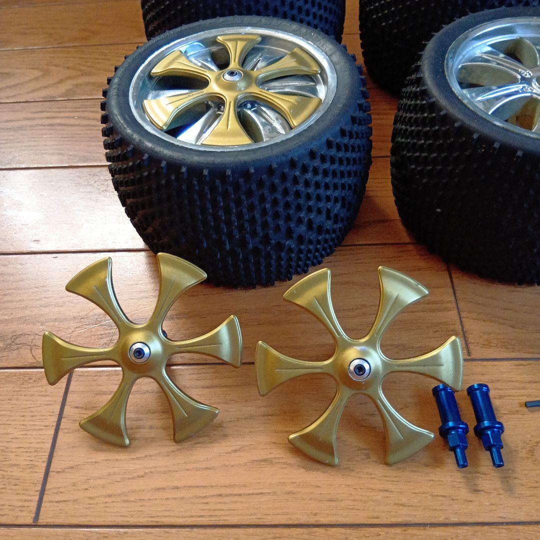 HPI サベージ用 タイヤ付きホイールセット