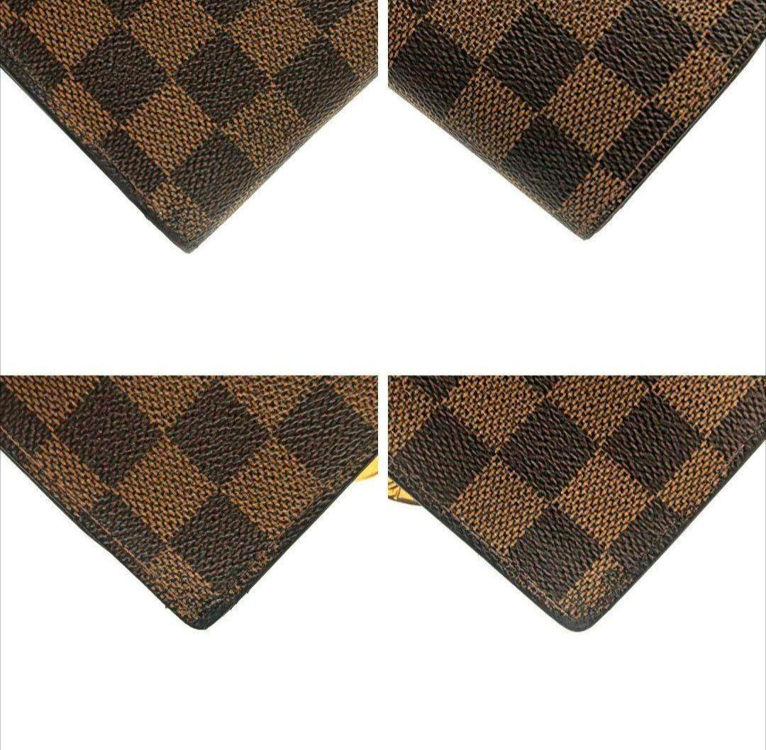 ルイヴィトン ダミエ エベヌ ポルトモネ ビエ ヴィエノワ がま口 C28