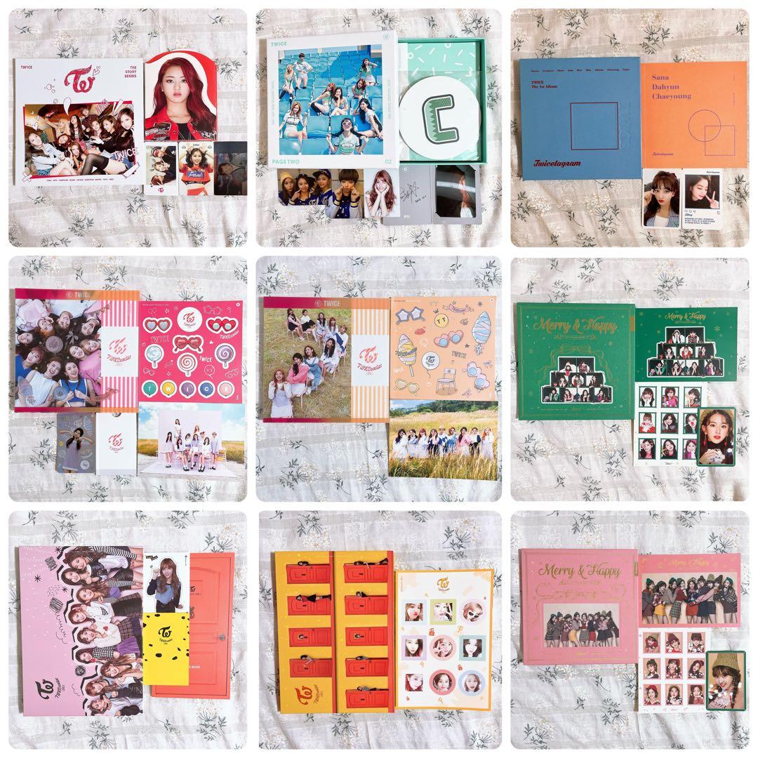 TWICE アルバム まとめ売り トレカ フォトカード CD フォトブック ①