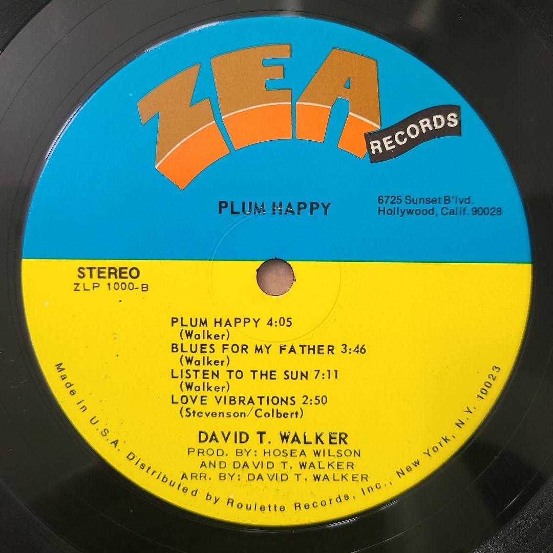 ★ＵＳオリジナル盤★『PLUM HAPPY』DAVID T.WALKER