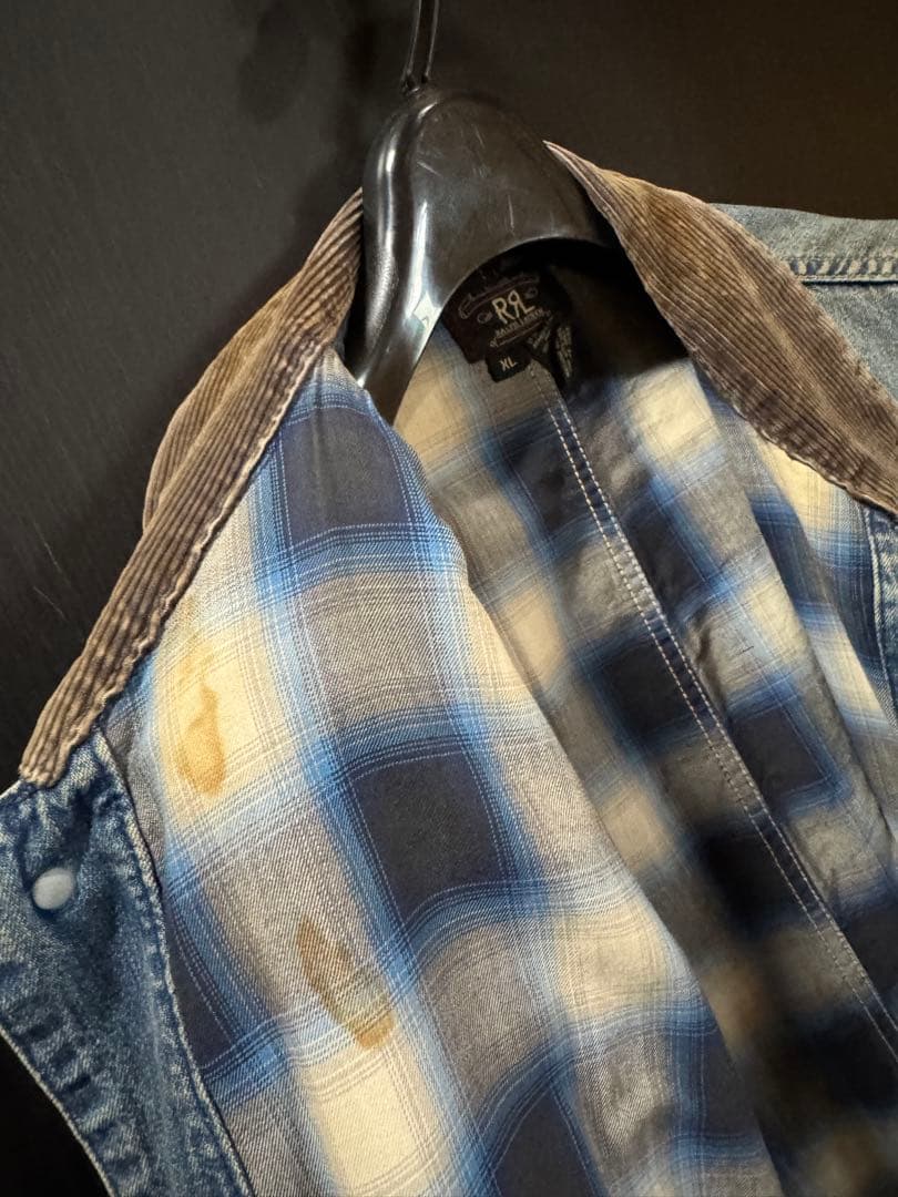 RRL ( ダブルアールエル ) 三つ星タグ　USA製　カバーオール