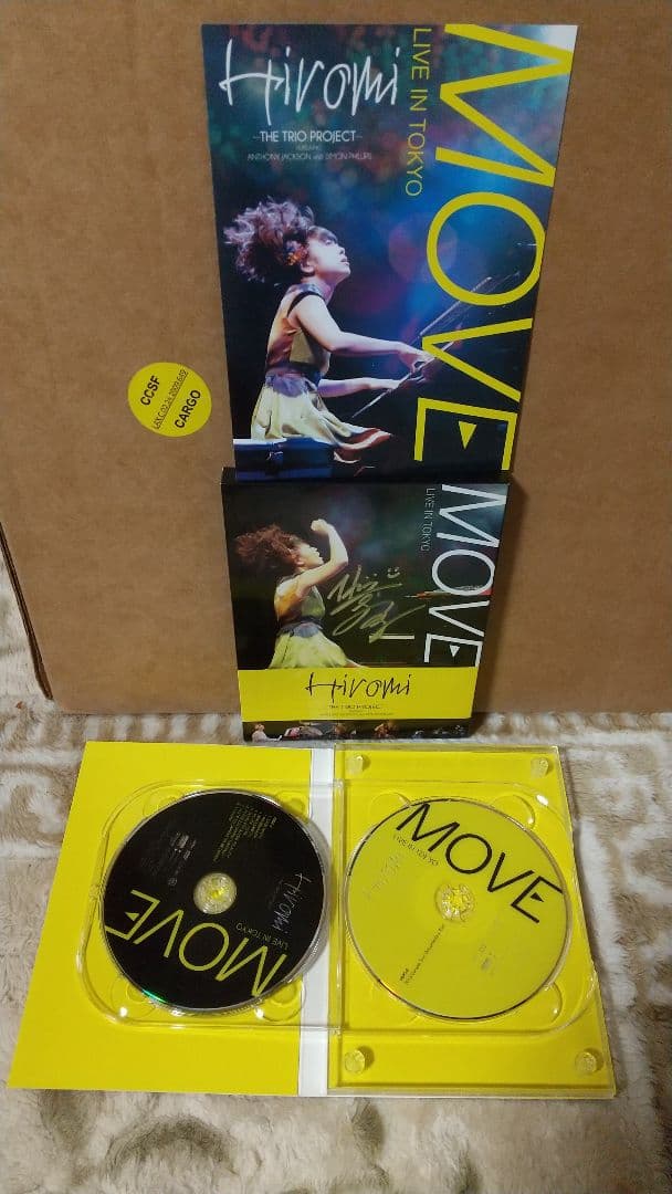 上原ひろみ Hiromi MOVE LIVE IN TOKYO サイン入り