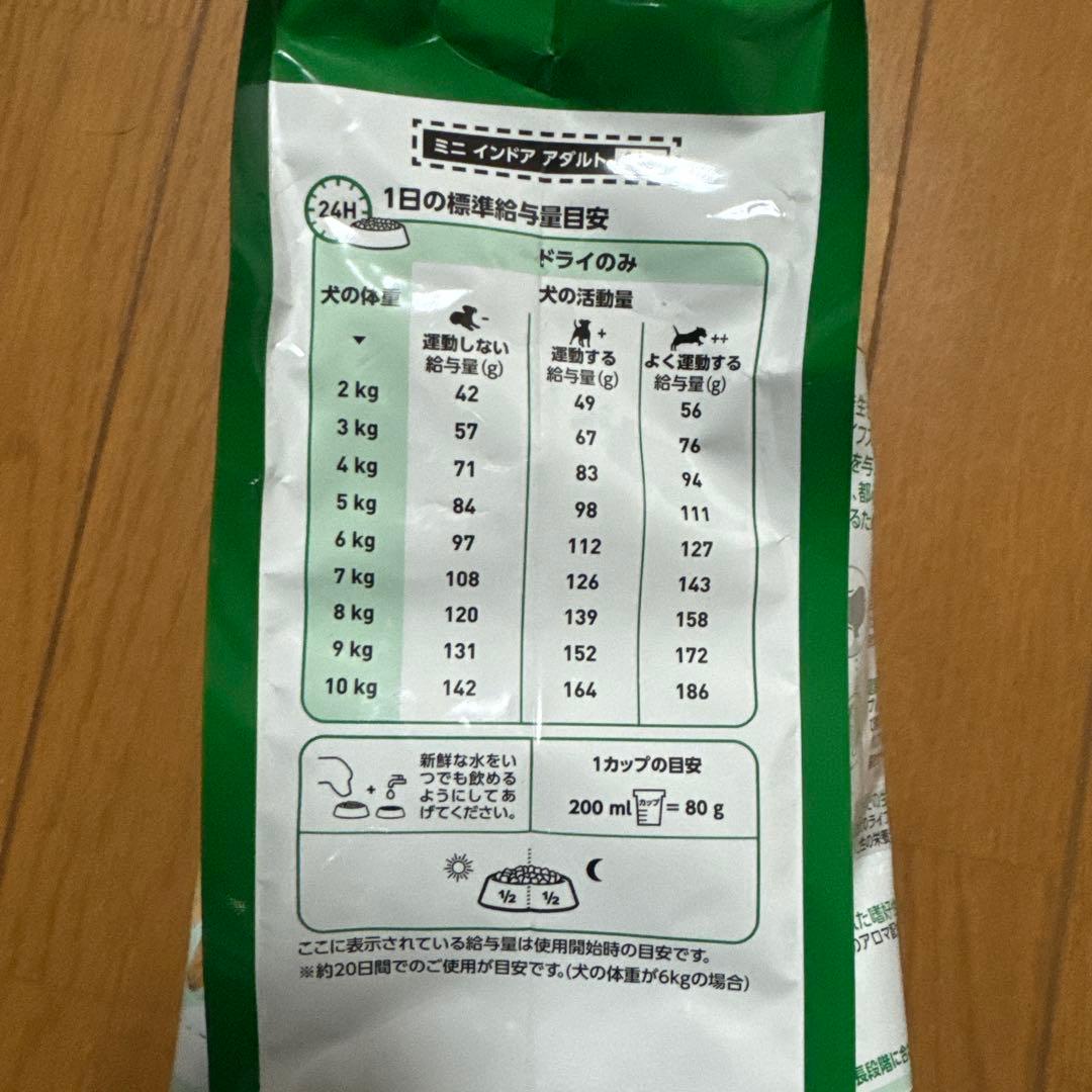  CANIN mini INDOOR adult S 2㎏2袋