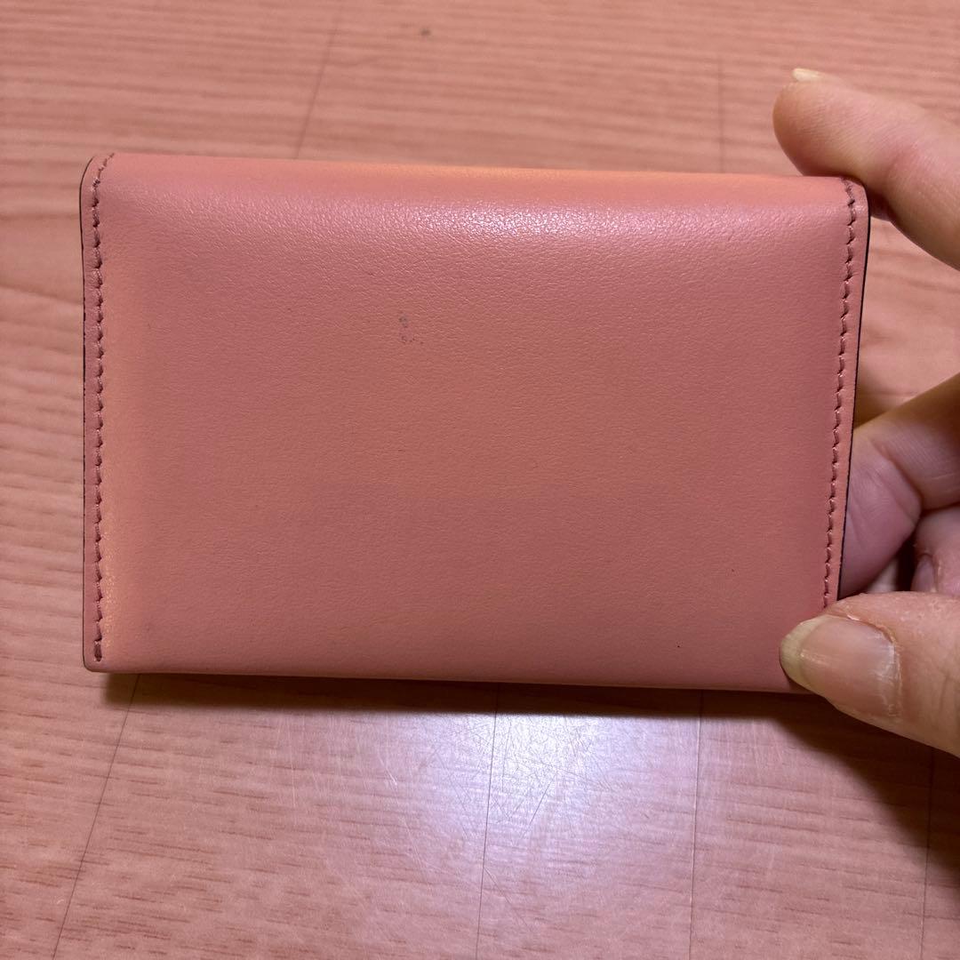acne studios カードケース　ピンク