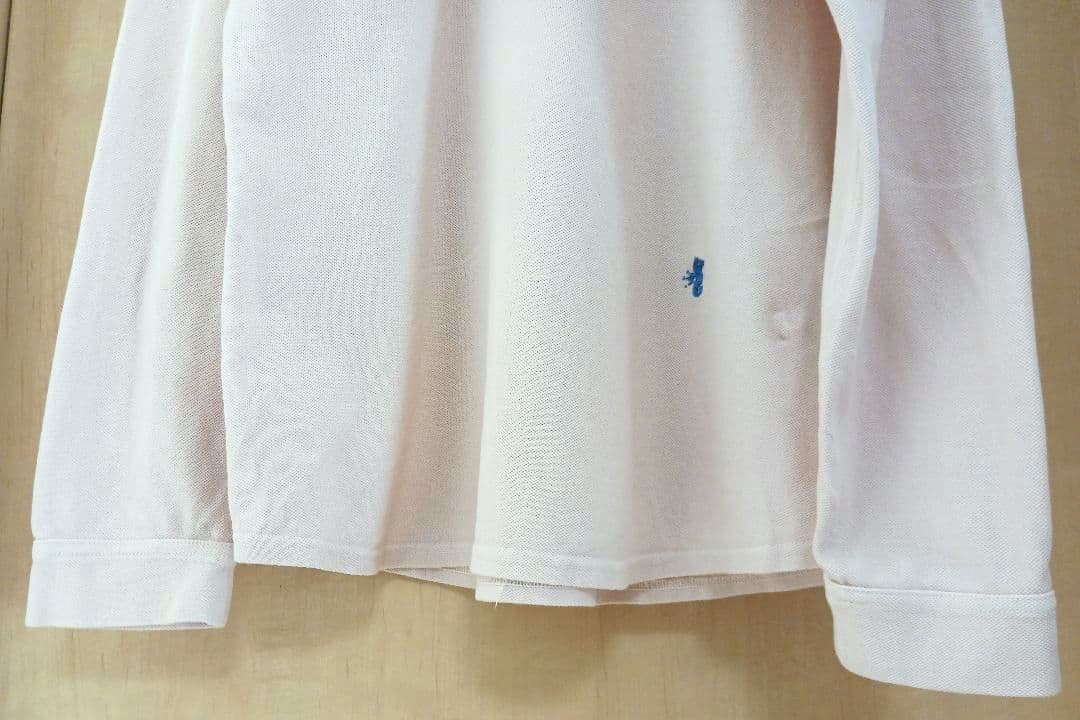 美品 45R 鹿の子ポロシャツ サイズ3 山桜 長袖