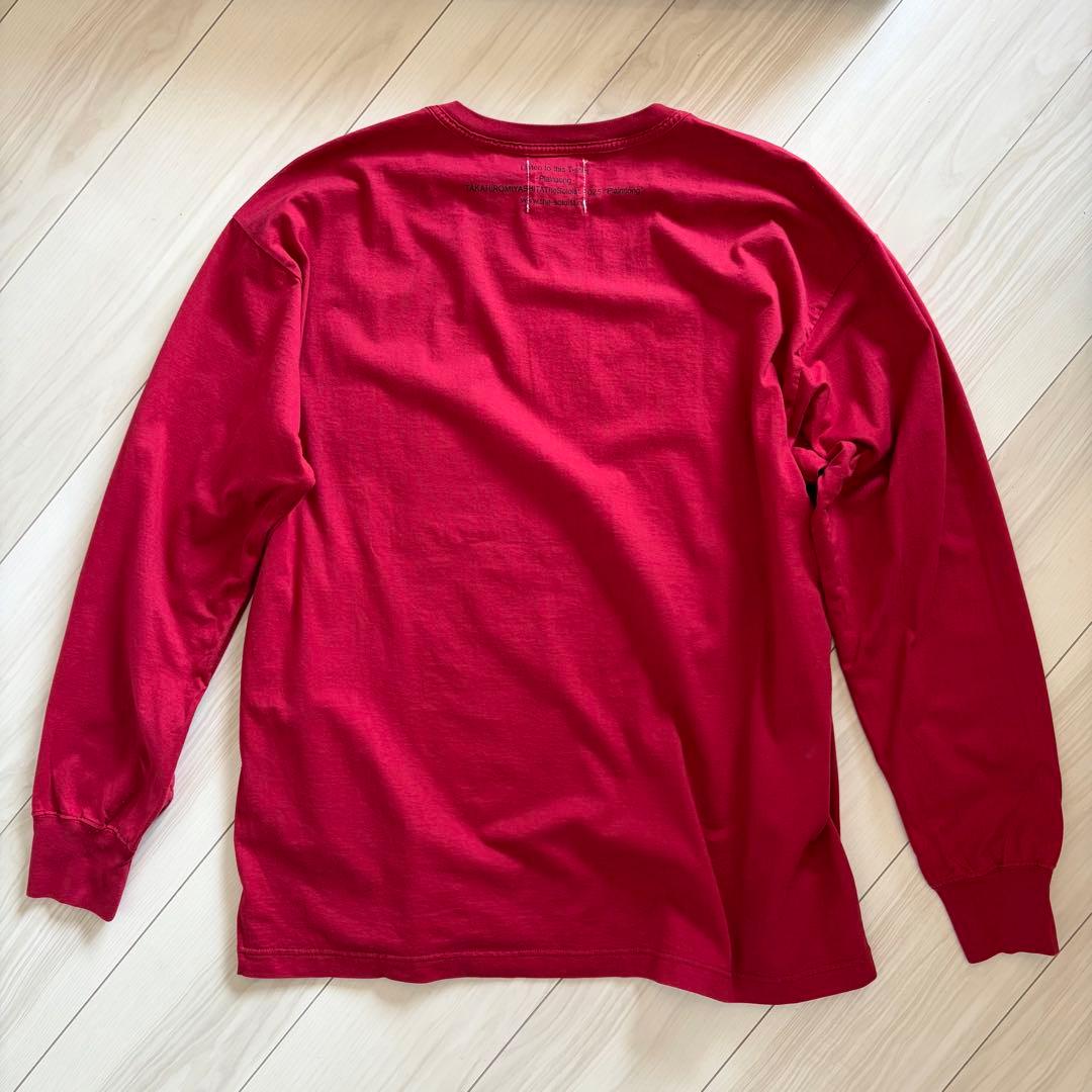 ソロイスト オーバーサイズ長袖Ｔシャツ ロンTEE RED 44 25SS
