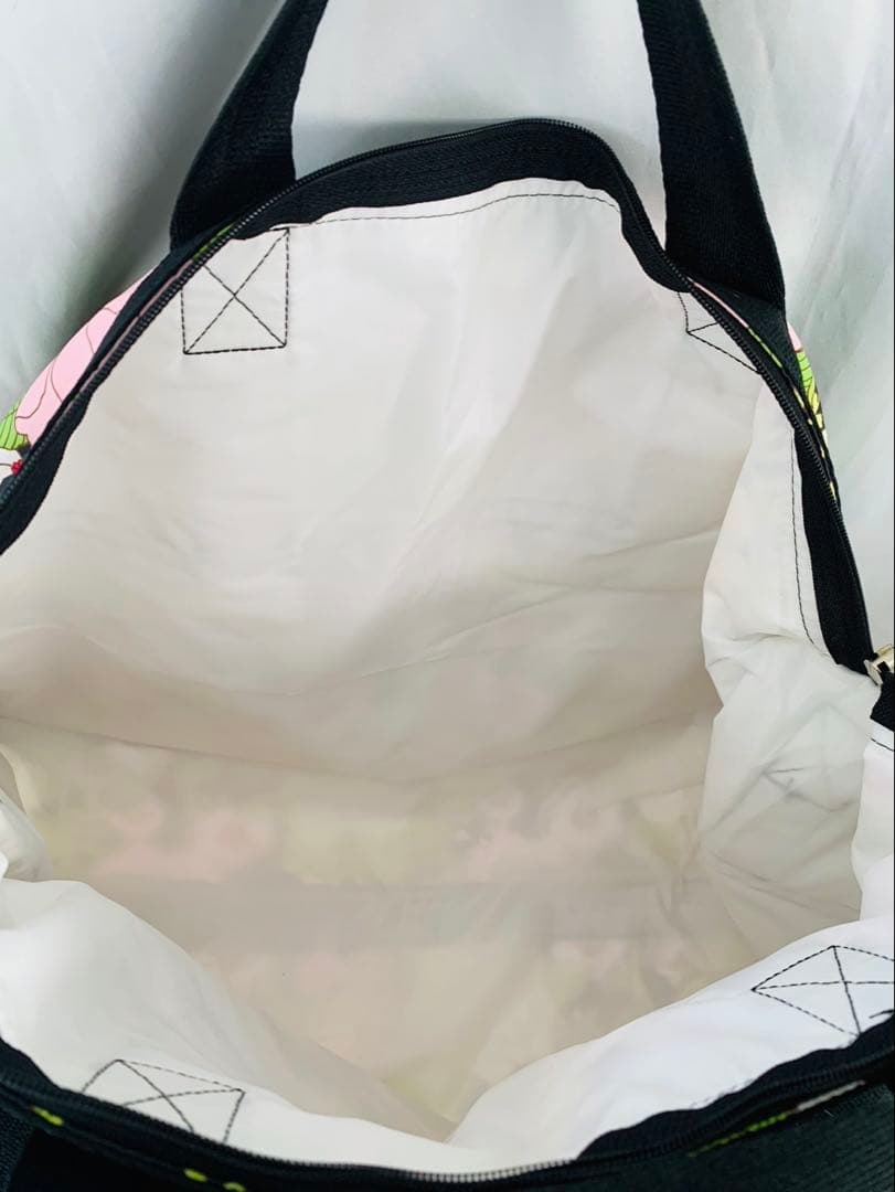 LeSportsac（レスポートサック） 花柄ボストンバッグ 鍵付き