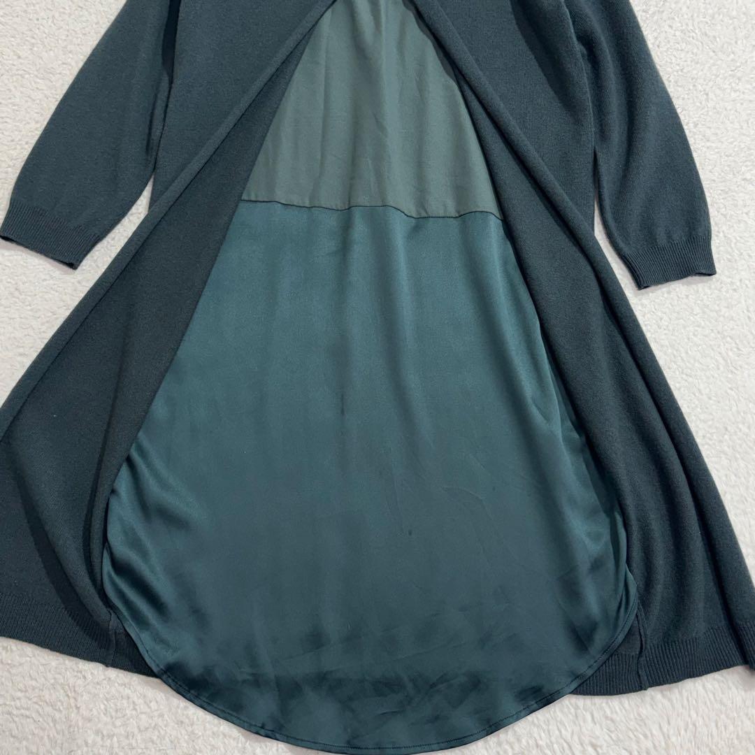 ファビアナフィリッピ ニットワンピース カシミヤ シルク ニット 切替