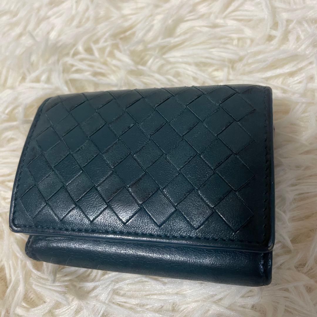 ボッテガヴェネタ 三つ折り財布 イントレチャート バイカラー wallet