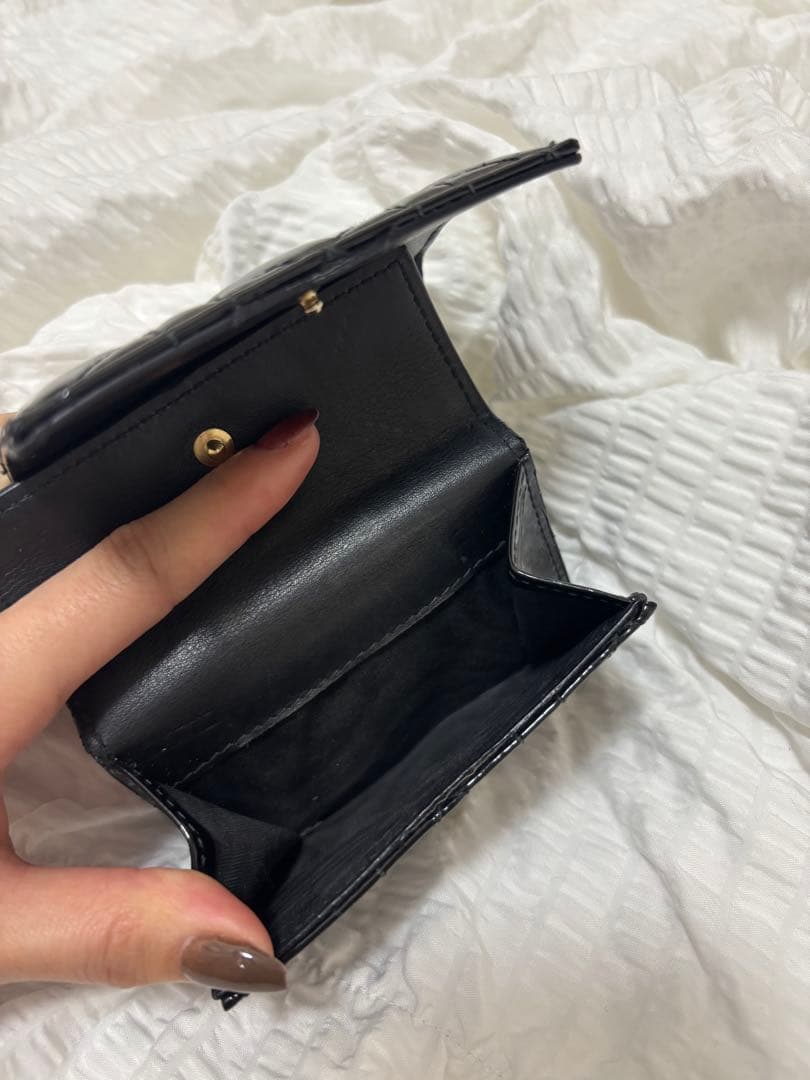 【Lady Dior】ロータスウォレット　カナージュ財布
