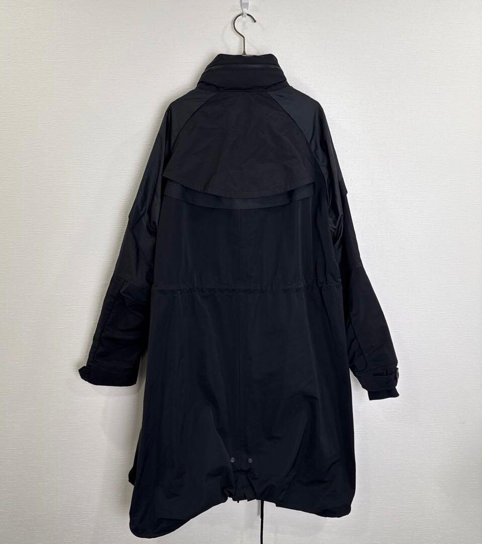SACAI NIKE サカイ　ナイキ　黒　ブラック　モッズコート