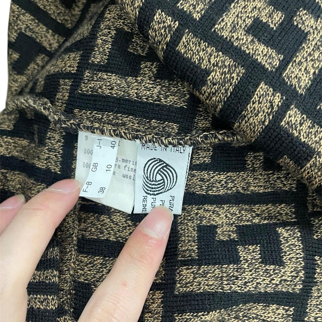 FENDI FFロゴ ロングカーディガン