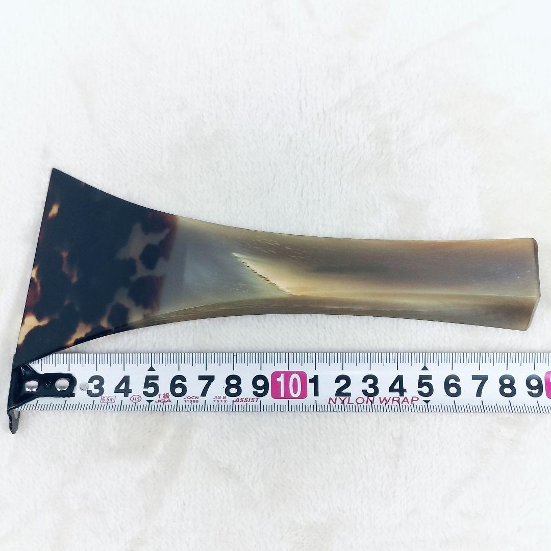 【良品】津軽三味線 べっ甲撥 白水牛台 156.5g 鼈甲 バチ　三味線