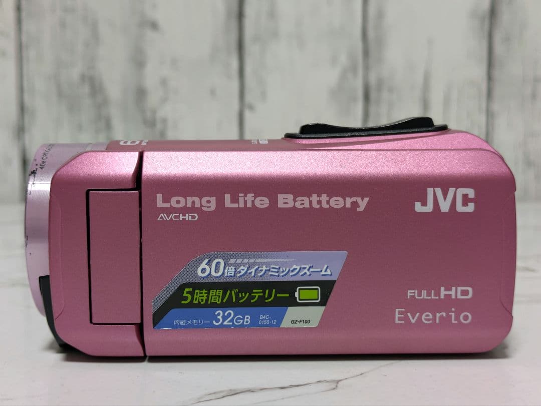 JVC　GZ-F100　ピンク