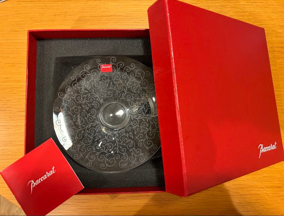 Baccarat クリスタルプレート　バカラ
