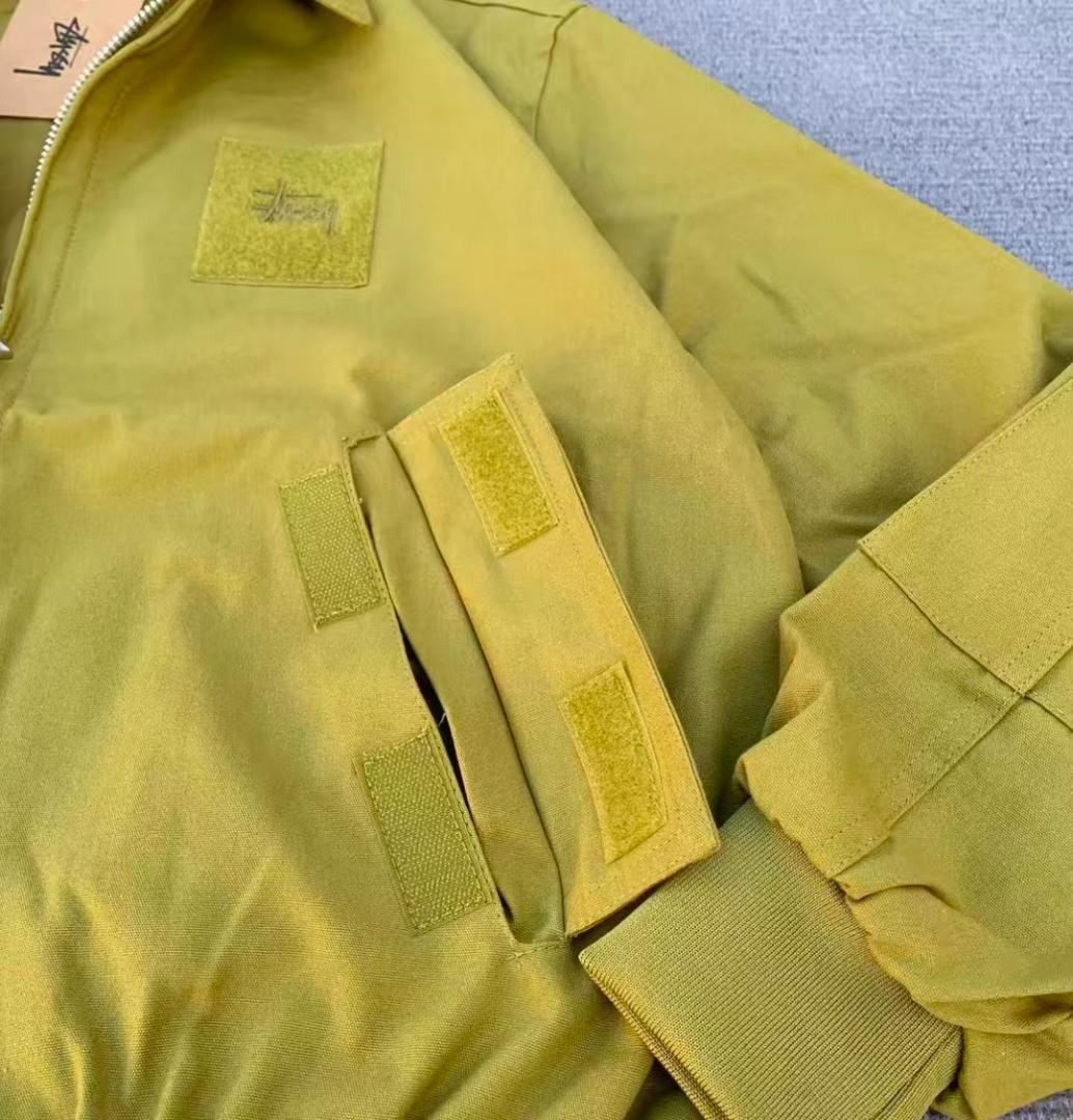 美品STUSSY 25SSオリーブグリーン MA-1ジャケット