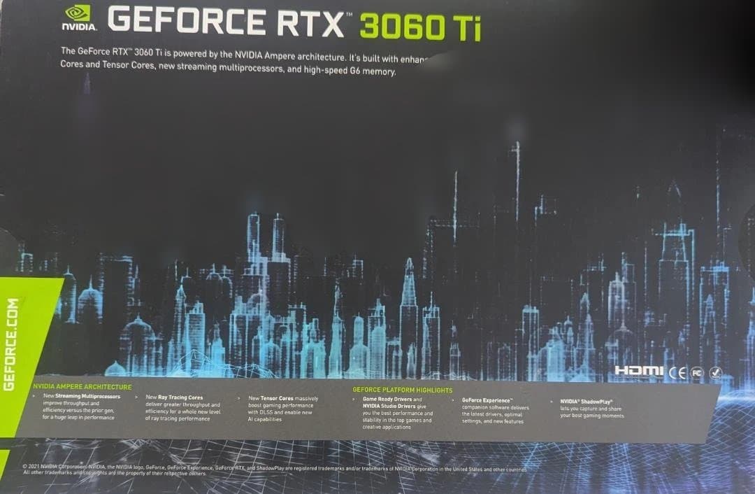 グラフィックボード・グラボ・ビデオカード GALAKURO RTX 3060 Ti 8GB LHR