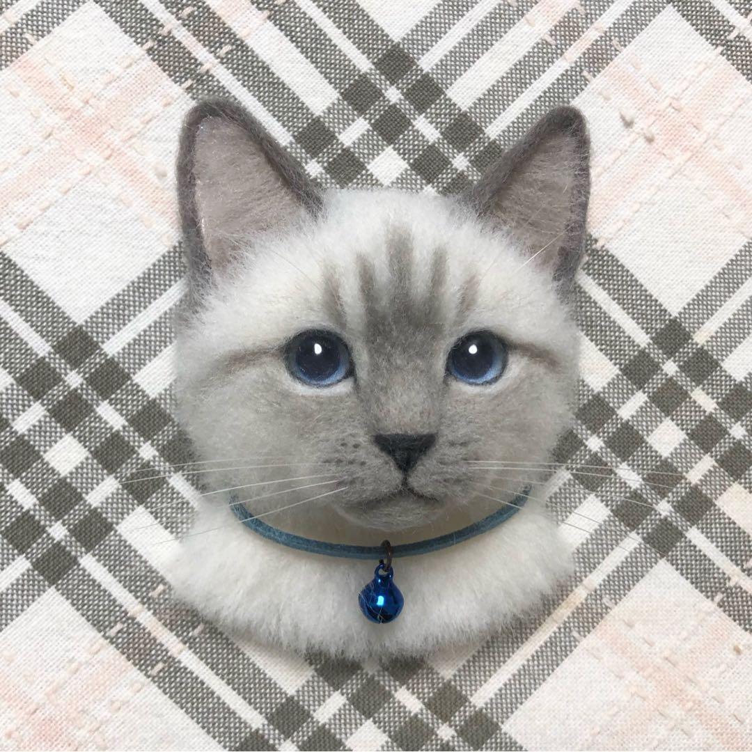 羊毛フェルト 猫 ハンドメイド Singapura