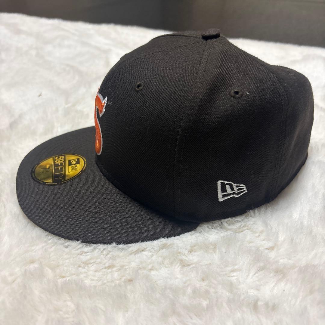 Supreme 59FIFTY ブラック Sロゴキャップ