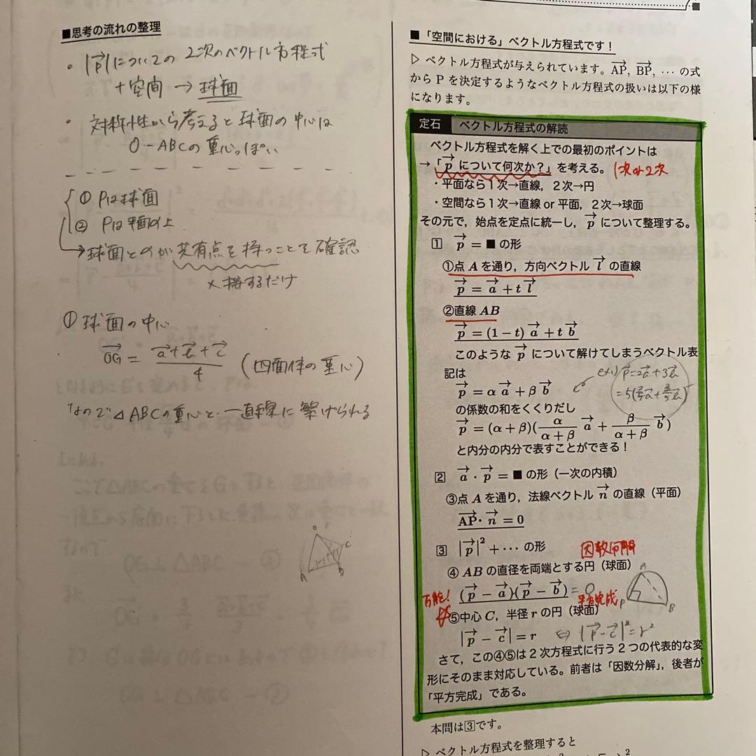 鉄緑会 高3 文系数学 冊子