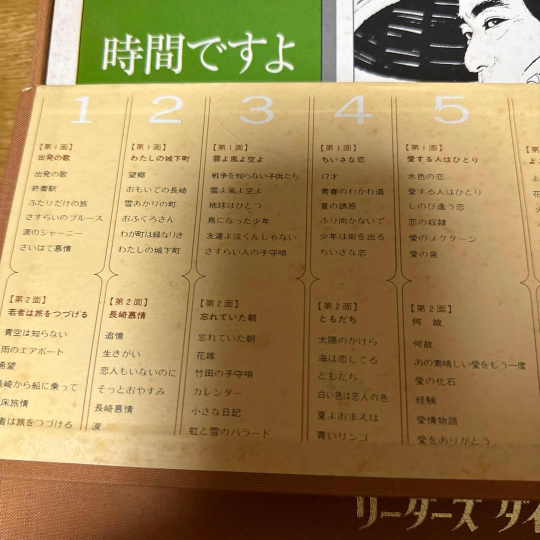 昭和レトロ レコード 出発の歌 旅立ちの歌 10枚 箱入り