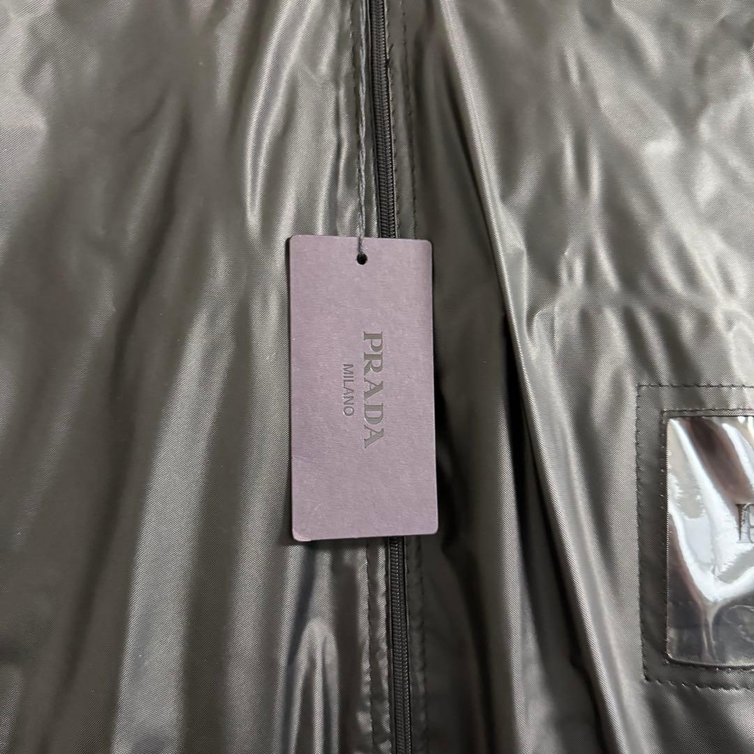 PRADA ナイロンストレッチブルゾン ネイビー