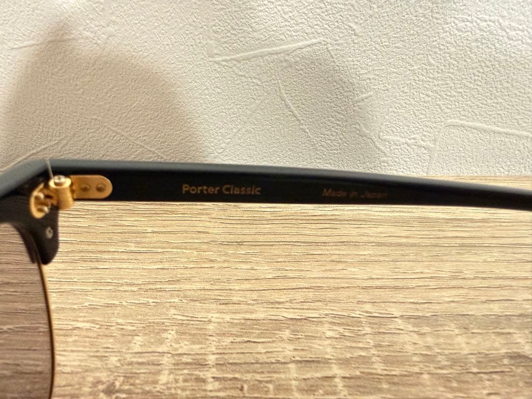 PORTER CLASSIC x 金子眼鏡 サングラス18K サーモント型