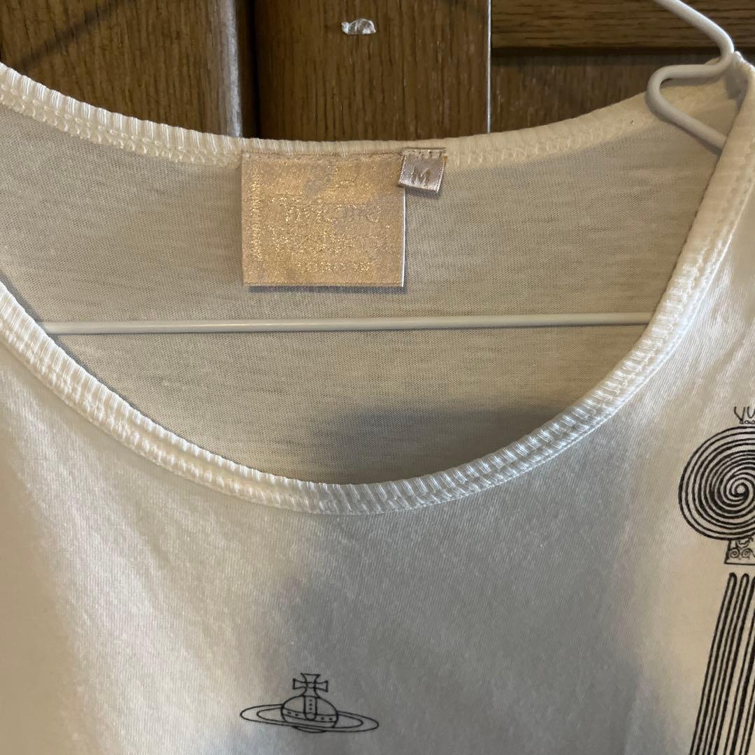 Vivienne Westwood コラムプリント Tシャツ