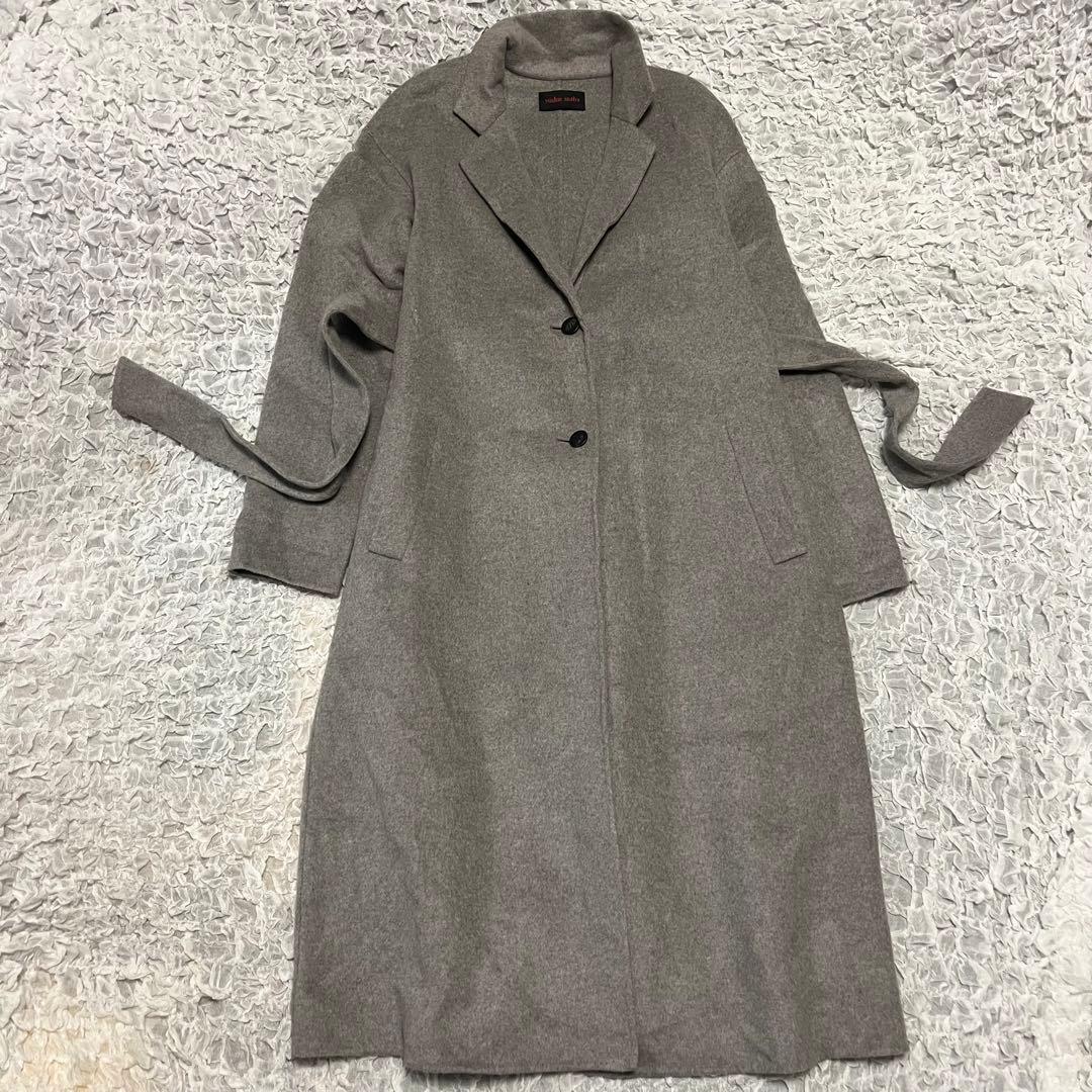美品【yoshie inaba ヨシエイナバ】ロングコート チェスターコート