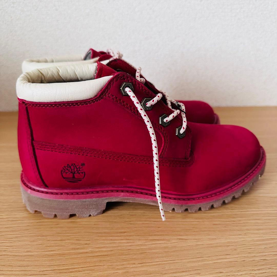 Timberland (女性)ブーツ　ワインレッド