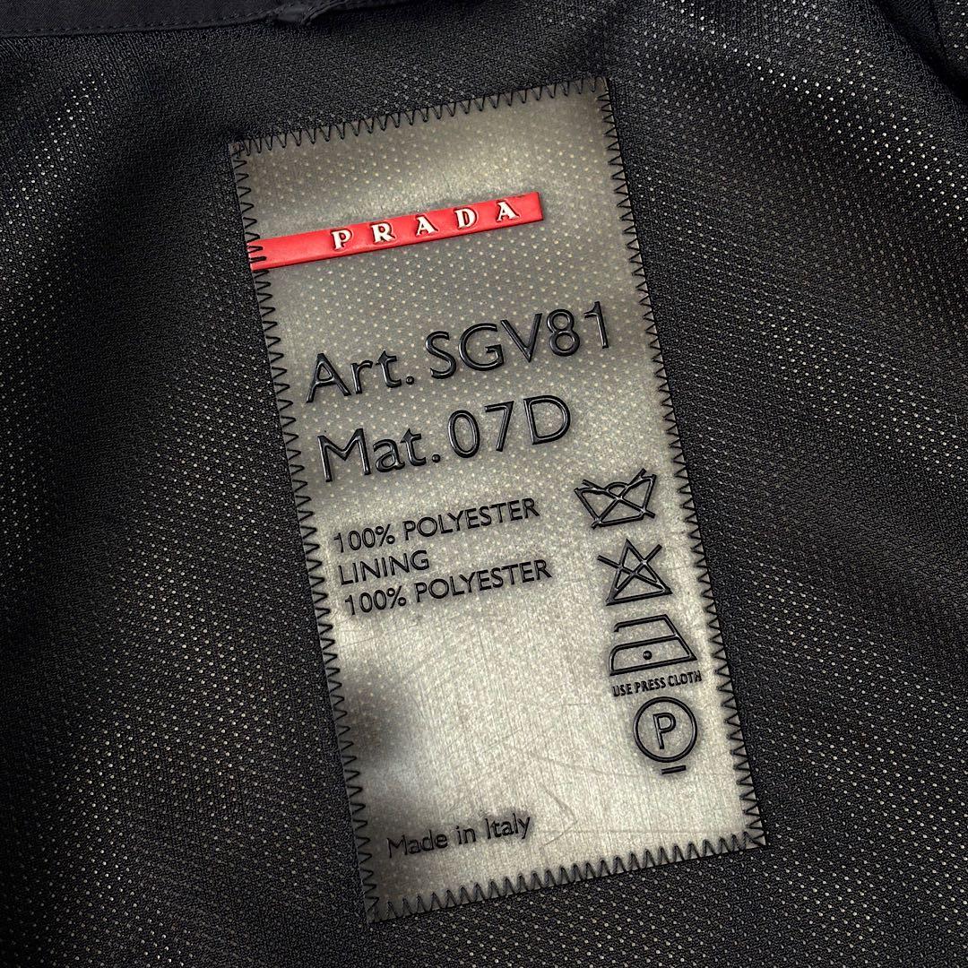 PRADA SPORT ナイロン ベスト ブラック 50