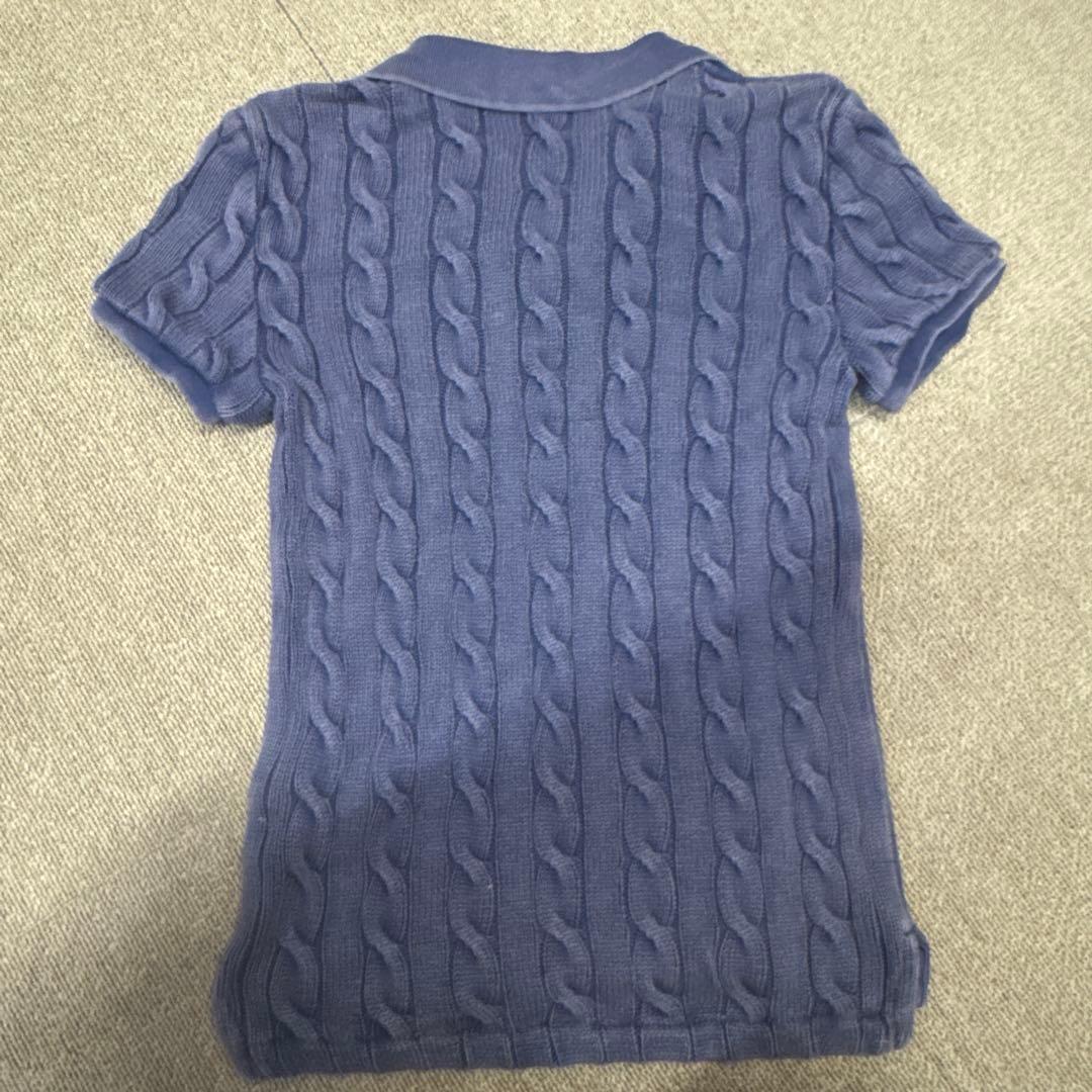 POLO RALPH LAUREN ケーブルニット ポロシャツ