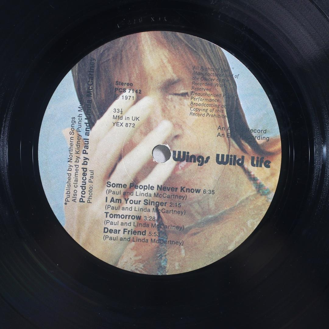 英LP Wings Wild Life UK盤 ステレオ 初回プレス-11/-1