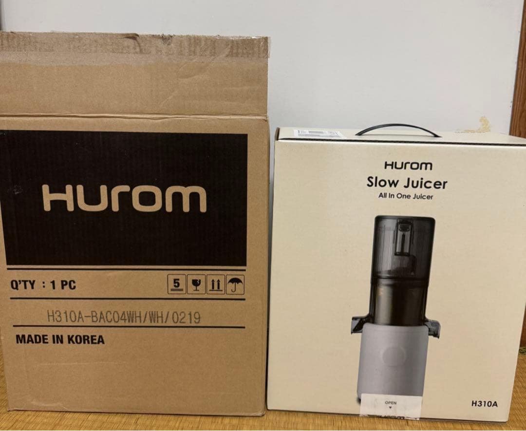 HUROM ジューサー H310A 美品 ピンク