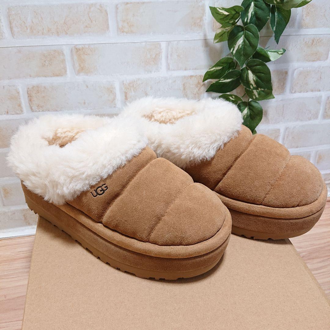 厚底　新品　UGG アグ　Tazzlita　タズリータ チェスナット 23cm
