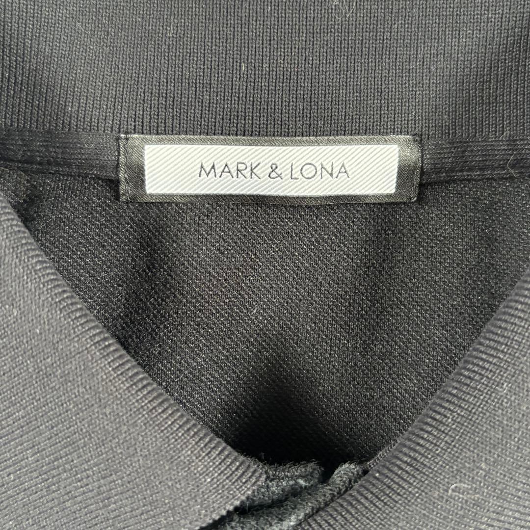 MARK&LONA マークアンドロナ　黒 ポロシャツ 半袖　ブラック　L 48
