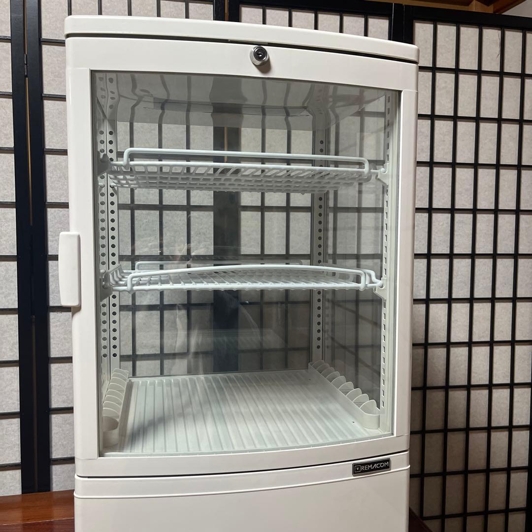 美品 レマコム 4面ガラス 冷蔵ショーケース RCS-4G63S 中古動作品