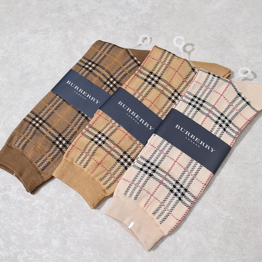 y2k 平成ギャル バーバリー BURBERRY ノバチェック ハイソックス